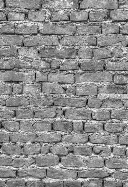 Фон кирпичной стены в черно-белом — стоковое фото