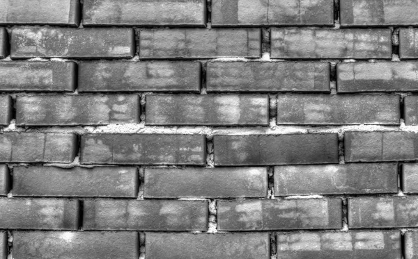 Ceglane tło ściany w czerni i bieli — Zdjęcie stockowe