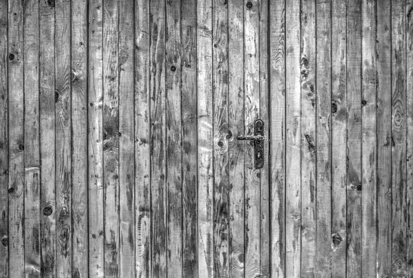 Wooden boards background in black and white — Stock Photo, Image