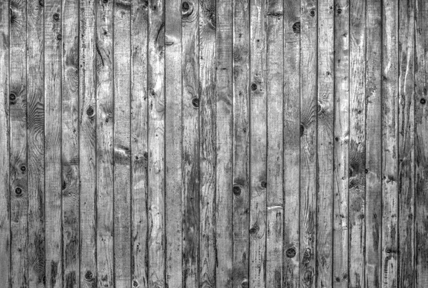 Wooden boards background in black and white — Stock Photo, Image