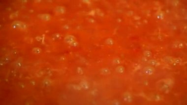 Yemek lezzetli domates sosu