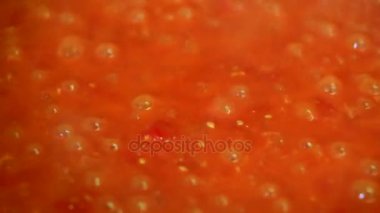 Yemek lezzetli domates sosu