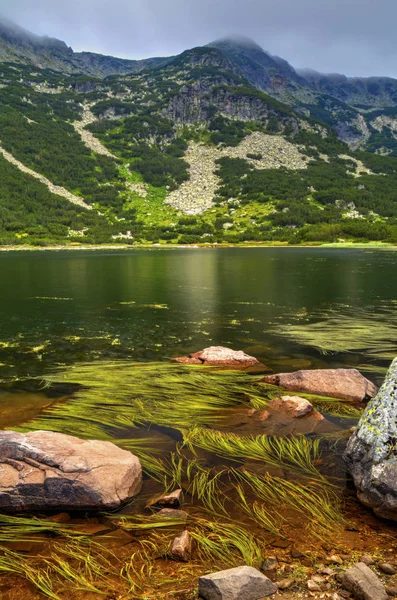 Hermoso Paisaje Con Lago Montaña —  Fotos de Stock