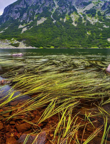 Peisaj Frumos Lac Munte — Fotografie, imagine de stoc