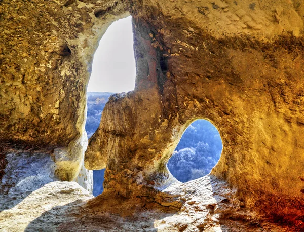 Hermosa Vista Desde Interior Cueva Mundo Exterior —  Fotos de Stock