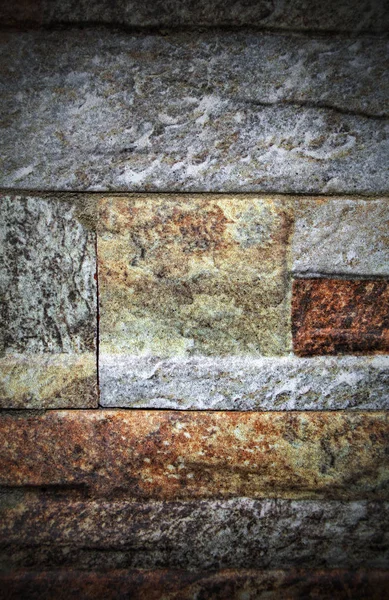 Fundo Parede Pedra Colorida Vista Perto — Fotografia de Stock