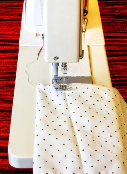 Modern Sewing Machine Close View — Stock Photo, Image