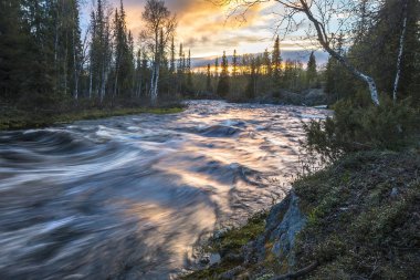 nehir Polisarka, Kola ponisula, Rusya Federasyonu