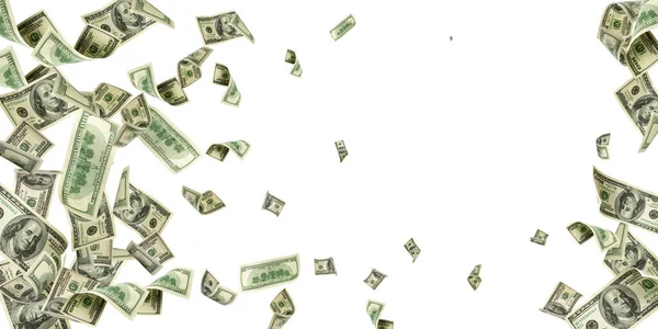 Para geçmişi. Amerika 'nın yüz doları. Nakit para düşüyor..