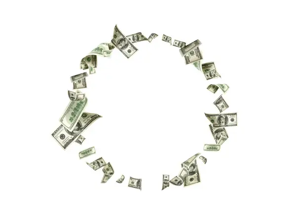 Dollar bill. Washington american cash. Usd money background. Money falling. — Stock Photo, Image