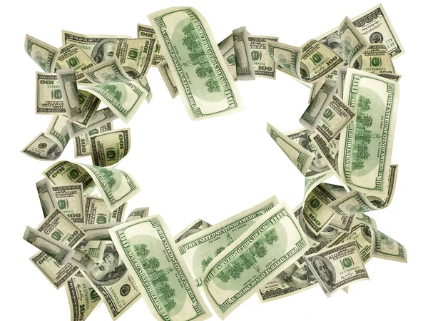 Dollar bill. Washington american cash. Usd money background. Money falling. — Stock Photo, Image