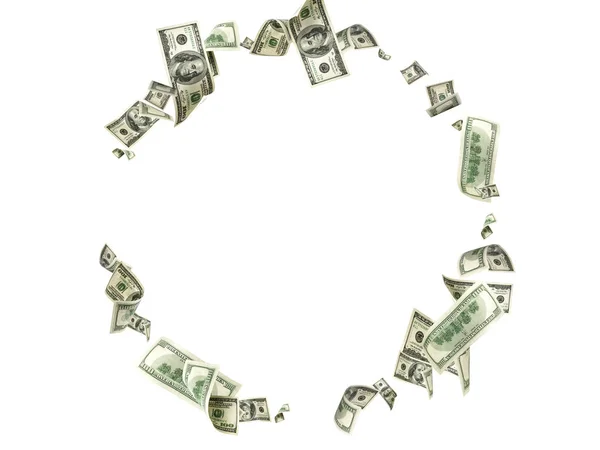 Pengar faller. Amerikanska pengar. Washington amerikanska kontanter, usd bakgrund. — Stockfoto