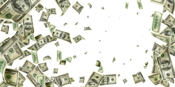 Amerikan Doları. Washington Amerikan parası. Düşen ABD para arkaplanı.
