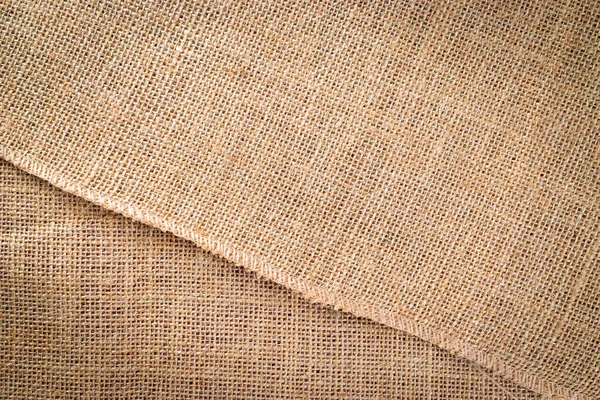 Textura de linho. Lona castanha orgânica natural. Fundo tecido bege. Material de linho pano de fundo — Fotografia de Stock