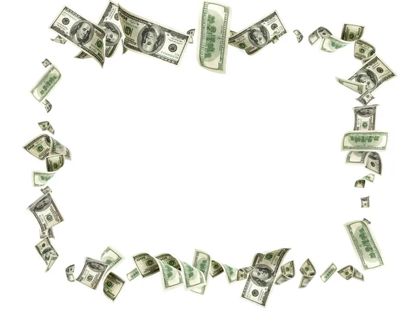 Деньги падают. Американские деньги. Washington american cash, USD background . — стоковое фото