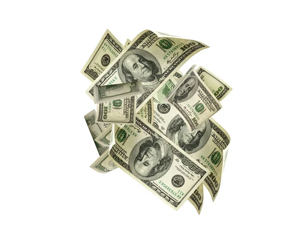 I soldi cadono. Soldi americani. Washington denaro americano, sfondo usd . — Foto Stock