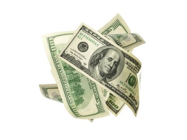 Dolar faturası. Washington Amerikan parası. Usd para arka plan. Düşen para.