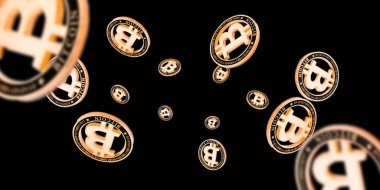 Bitcoin Cash. Altın Düşen Kripto para birimi. Karanlığa düşen paralar. Litecoin, Ethereum Kripto para birimi arkaplanı