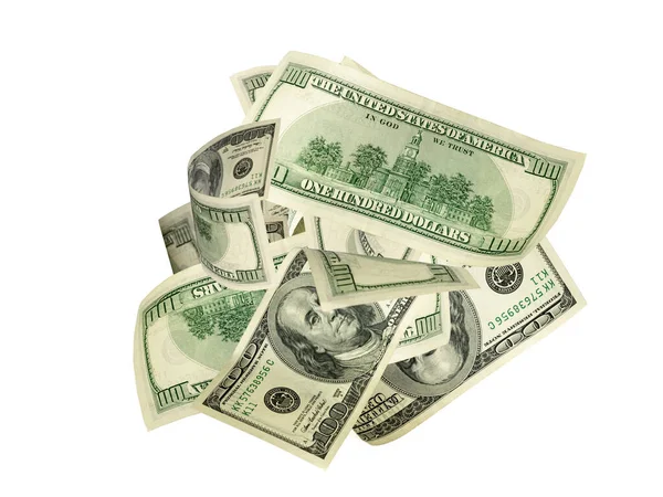 Mi egydollárosok. Washington amerikai készpénz. Eső usd pénz háttér. — Stock Fotó