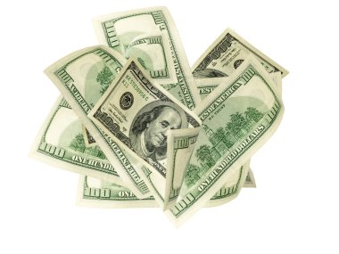 Para düşüyor. Amerikan parası. Washington amerikan nakit, usd bac