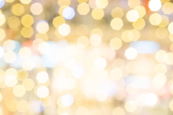 Luci di bokeh dorate. Astratto glitter festivo sfondo sfocatura. Natale e Capodanno vacanze sfondo — Foto Stock