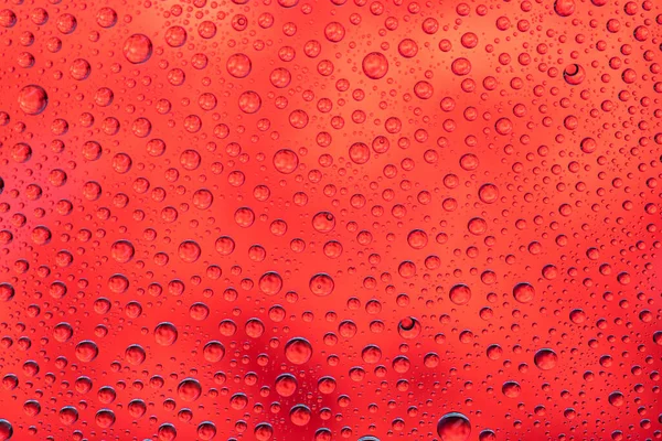 Σταγόνες νερού. Υγρή βροχή σε γυάλινο μοτίβο υφή φόντο. — Φωτογραφία Αρχείου