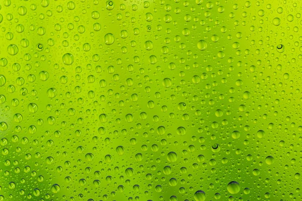 Water drops on window glass. Rain texture or wet pattern background. — Stock Photo, Image