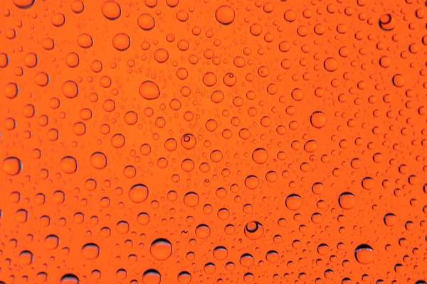 Water drops on window glass. Rain texture or wet pattern background. — Stock Photo, Image