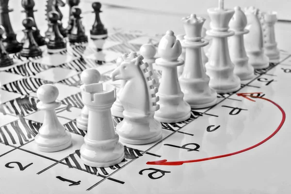 Queenside veya uzun Rok Rok satranç.