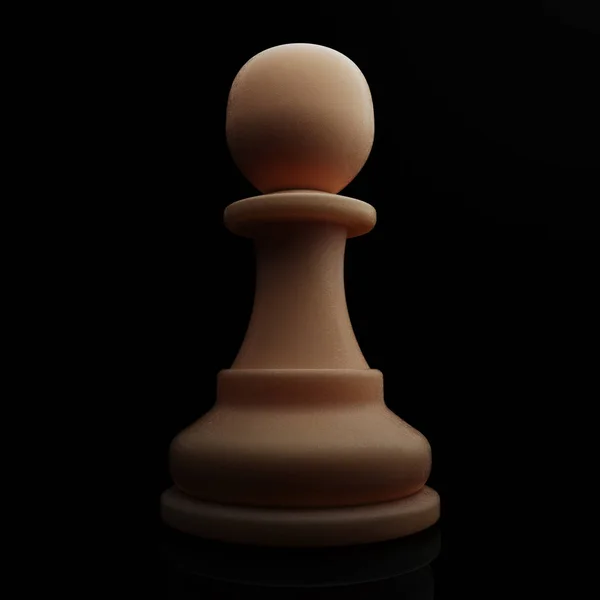 White Pawn. Chess figure. — Stock Photo, Image