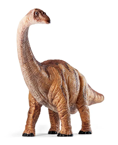 Kırpma yolu ile izole Apatosaurus dinozorlar oyuncak.