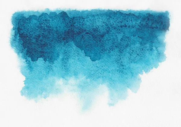Aquarela. Fundo aquarela azul para texturas e fundos . — Fotografia de Stock