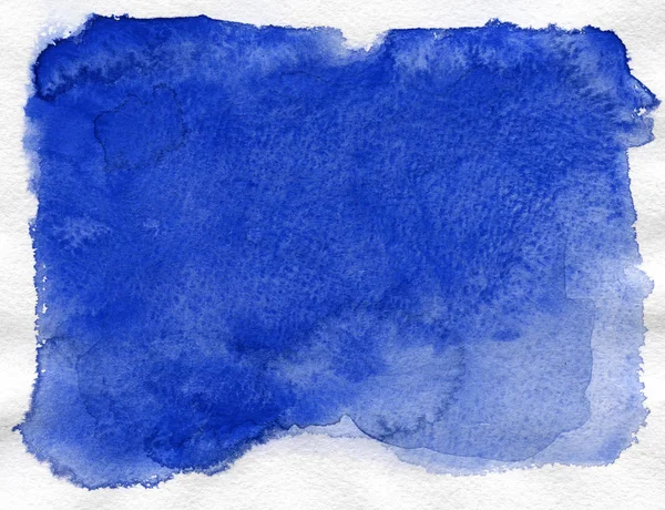 Aquarelle. Aquarelle fond bleu pour les textures et les fonds . — Photo