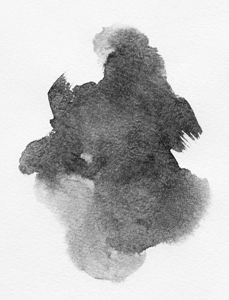 Suluboya sanatı. Suluboya kağıt üzerinde siyah nokta.