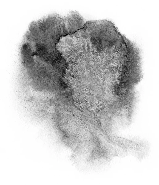 Suluboya sanatı. Suluboya kağıt üzerinde siyah nokta.