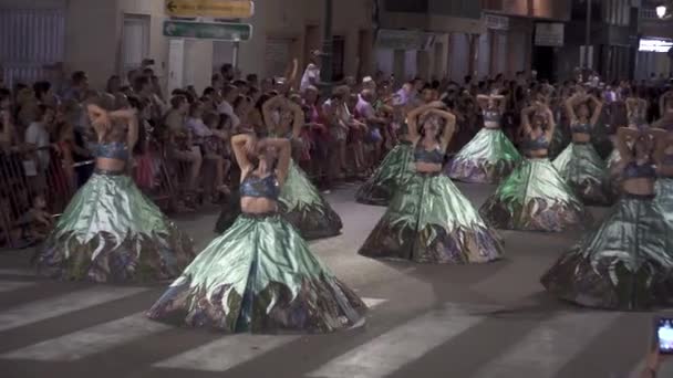 Guardamar Costa Blanca España Julio 2019 Fiestas Moros Cristianos Honor — Vídeo de stock