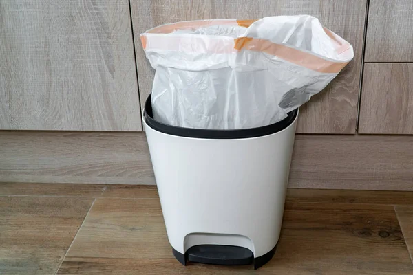 Garbage Bin Kitchen Trash Bin Plastic Bag Royalty Free Stock Photos