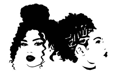 Güzel el çizimi moda bir kadının tasviri