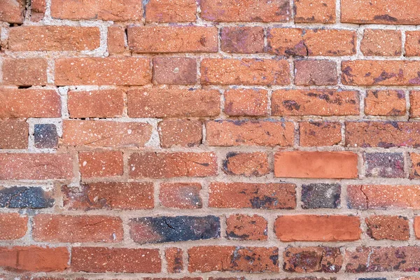 Fragment Einer Ziegelmauer Aus Dem Jahrhundert Vintage Ziegel Alte Mauer — Stockfoto