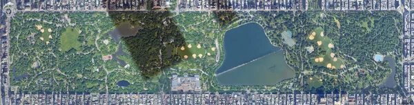 Image Satellite Haute Résolution New York Central Park Usa — Photo