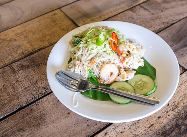 Stir-fry meehoon, asian style — Stock Photo, Image