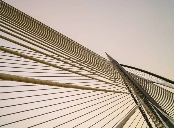 Architecture of the Wawasan Bridge — Stock Photo, Image