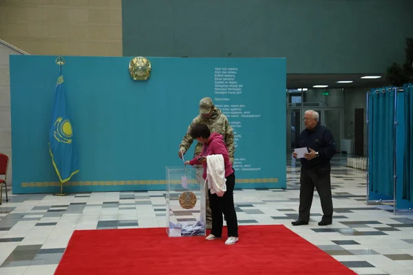 2019年6月9日在哈萨克斯坦阿斯塔纳举行总统选举 — 图库照片