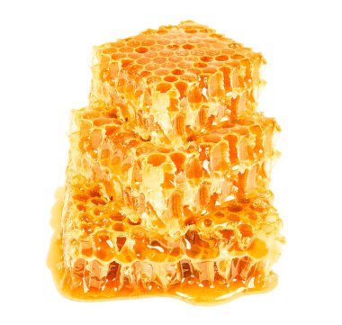 beyaz izole peteğin