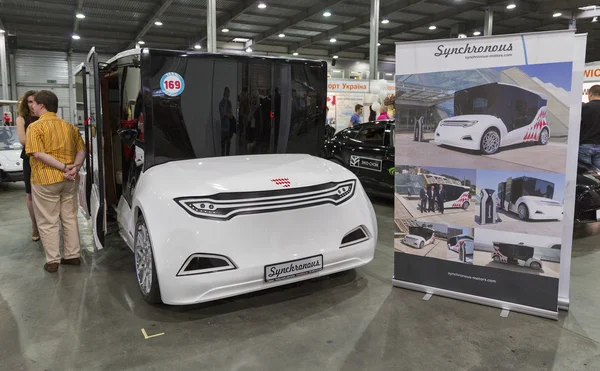 Primera Feria Internacional de Vehículos Eléctricos Plug-In Ucrania en Kiev —  Fotos de Stock