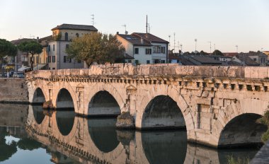 Tiberius Köprüsü Rimini, İtalya.