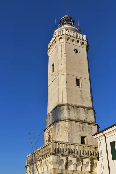 Farol antigo em Rimini, Itália — Fotografia de Stock