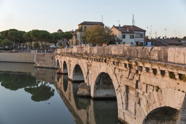 Tiberius Köprüsü Rimini, İtalya.