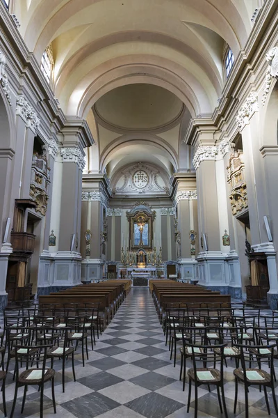 Igreja do interior do Suffragio em Rimini, Itália . — Fotografia de Stock