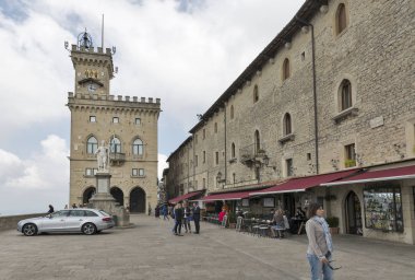San Marino 'daki Piazza della Liberta.